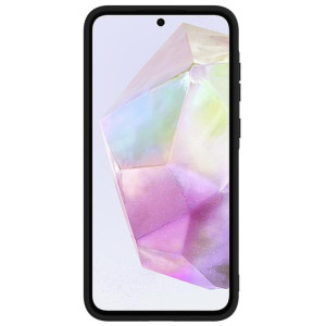 Lemontti Capac protectie spate Silicon Soft Black pentru Galaxy A55