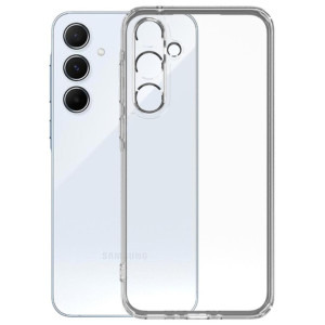 Lemontti Capac protectie spate Clear Case pentru Galaxy A55, culoarea Transparent