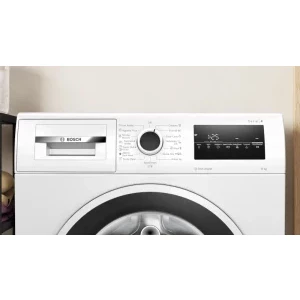 Bosch WAN2826SBY, 8 kg, 1400 RPM, Clasa A, EcoSilence Drive, Iron Assist, Active Water Plus, Alb