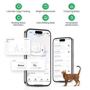 PetKit Litiera Smart pentru pisici PuraMax 2 Alb