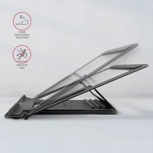 AXAGON STND-L stand aluminiu pliabil 10-17.3 inch Grey