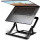 Stand/Cooler notebook AXAGON STND-LAB stand aluminiu, 10-17.3 inch, pliabil, 8 pozitii, Black