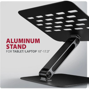 AXAGON STND-LQB stand aluminiu, 10-17.3 inch, pliabil, Black