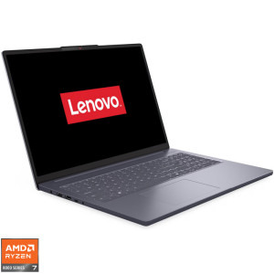 Laptop Lenovo 16'' IdeaPad Slim 3 16AHP10, WUXGA IPS, Procesor AMD Ryzen™ 7 8840HS (16M Cache, up to 5.10 GHz), 24GB DDR5, 1TB SSD, AMD Radeon 780M, No OS, Luna Grey