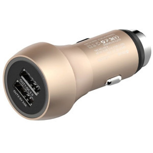 Devia 2x USB, QC 3.0, Gold Emergency Hammer