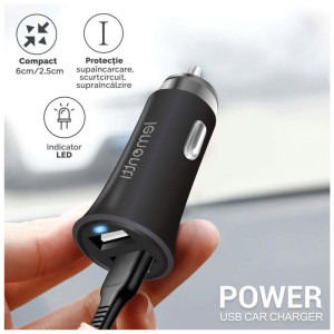 Lemontti 2x USB, Black