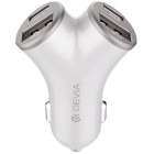 Incarcator auto Devia 2x USB-A, 2x USB-C, Fast Charger QC 3.0, 48W, Silver