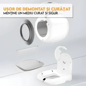 iHunt Litiera Smart pentru pisici V5 Alb