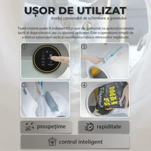 iHunt Litiera Smart pentru pisici V1 Alb