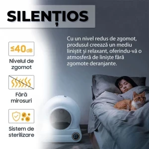 iHunt Litiera Smart pentru pisici V1 Alb