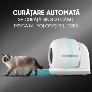 iHunt Litiera Smart pentru pisici V7 Alb