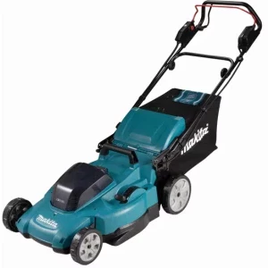 Makita Masina de tuns gazon cu acumulator DLM539CT2, 18 V,  latime taiere 53 cm, inaltime taiere 20-100 mm, sac colector 70 L
