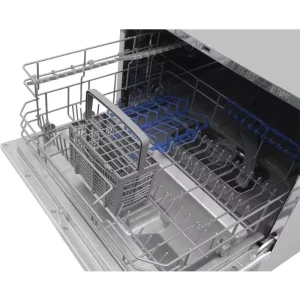 Hansa ZWM556WH, Compacta, 6 seturi, 5 programe, Clasa F, SilentDrive, Alb