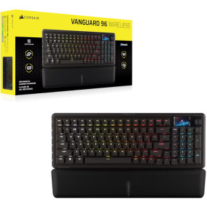 Corsair Vanguard 96 Wireless MLX Plasma Switch Mecanica + Elgato Stream Deck