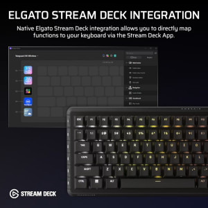 Corsair Vanguard 96 Wireless MLX Plasma Switch Mecanica + Elgato Stream Deck
