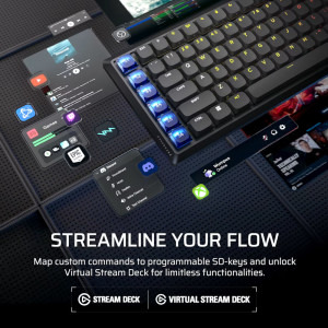 Corsair Vanguard 99 Air Wireless Black OPX Low Profile Switch Mecanica