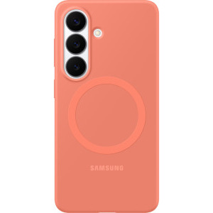 Samsung Capac protectie spate Silicon Magnet Coralred pentru Galaxy S26