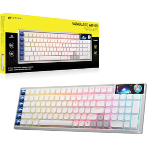 Corsair Vanguard 99 Air Wireless White OPX Low Profile Switch Mecanica