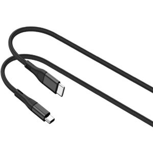 Lemontti USB-C Male la USB-C Male, 100W, 1.2m, Black