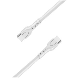 Lemontti USB-C Male la USB-C Male, 65W, 0.5m, White