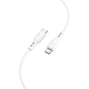 Lemontti USB-C Male la USB-C Male, 65W, 1.2m, White