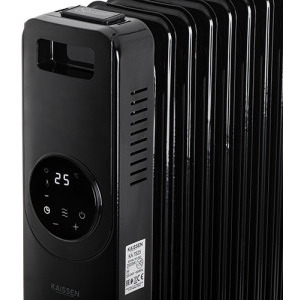 Calorifer electric KA7825, 2500 W, 13 elementi, Cu ulei, 3 trepte, Termostat ajustabil, Negru