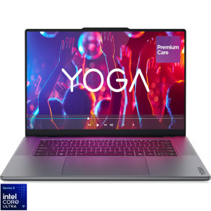 Lenovo 16'' Yoga Pro 9 16IPH11, 3.2K Tandem OLED 120Hz Touch, Procesor Intel® Core™ Ultra 9 386H (18M Cache, up to 4.90 GHz), 64GB LPDDR5X, 1TB SSD, GeForce RTX 5070 12GB, Win 11 Pro, Thunder Grey, 3Yr Onsite Premium Care
