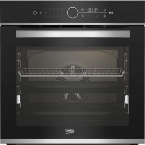 Cuptor incorporabil Beko BBIM13400XCS, Electric, 72 L, Multifunctional, AEROperfect, Autocuratare catalitica, 13 functii de gatire, SoftClose, Rafturi telescopice, Grill, 3D Cooking, Clasa A+, Negru