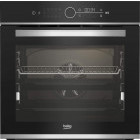 Cuptor incorporabil Beko BBIM13400XCS, Electric, 72 L, Multifunctional, AEROperfect, Autocuratare catalitica, 13 functii de gatire, SoftClose, Rafturi telescopice, Grill, 3D Cooking, Clasa A+, Negru