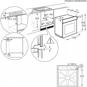 Electrolux EOF3C70X, 72 L, Autocuratare catalitica, Gril, Surround Cook, MultiLevel Cooking, Clasa A, Inox