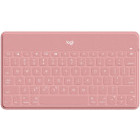 Logitech Tastatura Bluetooth Keys-To-Go, Layout US, Blush Pink pentru iPad