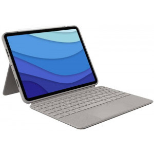 Logitech Husa protectie Combo Touch 920-010256 Sand pentru iPad Pro 11 inch (1st/2nd/3rd gen)