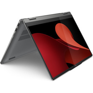 Lenovo 14'' IdeaPad 5 2-in-1 14AHP9, WUXGA IPS Touch, Procesor AMD Ryzen™ 7 8845HS (16M Cache, up to 5.1 GHz), 16GB LPDDR5X, 1TB SSD, AMD Radeon 780M, No OS, Luna Grey