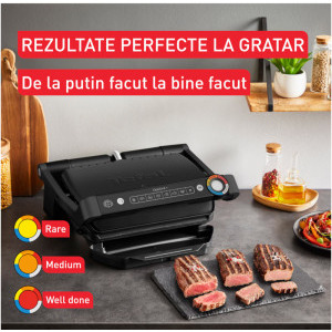 Tefal Gratar electric OptiGrill+ GC717810, 2000W, Negru