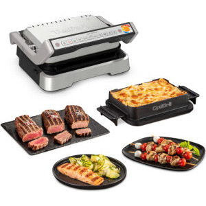 Tefal Gratar electric OptiGrill 4-in-1 GC774D30, 2100W, Argintiu
