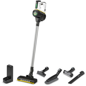 Aspirator Karcher VC 7 Cordless yourMax, vertical, 0.8L, Alb/Negru