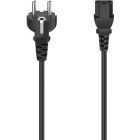 Cablu componente Hama Cablu alimentare Schuko Male - 3 pin IEC Male, 2.5 m, Negru