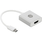 Adaptor A+ 1x USB-C Male - 1x HDMI Female, Argintiu