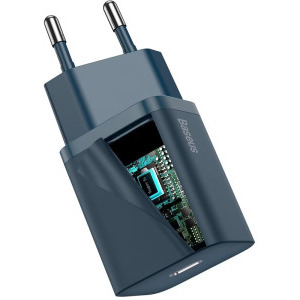 Baseus Super Si, 1x USB-C, Quick Charge 20W, Blue