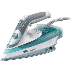 Braun Fier de calcat TexStyle 5 SI5017GR, 2700W, 50g/min, Alb/Verde
