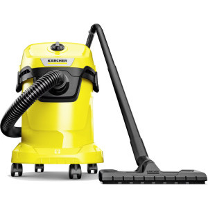 Karcher WD 3 V-17/4/35, cu sac, 1000W, 17L, Galben/Negru