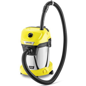 Karcher WD 3-18 S / Battery Set, cu sac, 17L, Galben/Negru