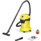 Aspirator Karcher WD 3 V-19/6/20, cu sac, 1000W, 19L, Galben/Negru