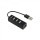 Hub USB SBOX H-204 USB 2.0 Black