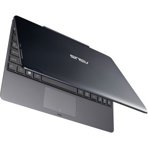 ASUS Transformer Book T100TA, 10.1 inch IPS MultiTouch, Intel Atom Processor Z3775 (2M Cache, up to 2.39 GHz), 2GB RAM, 64GB flash, 500GB HDD, Wi-Fi, Bluetooth, Win 8.1, gray + Office Home & Student 2013 preinstalat