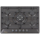 Plita incorporabila Fram FBH-S705IWF-RBK, Gaz, 5 arzatoare, Aprindere electrica integrata, Sistem de siguranta, Wok, 70 cm, Negru