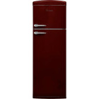 Frigider Fram FDD-VRR311BDE++, 311 L, Clasa E, Control mecanic, Iluminare LED, 179 cm, Visiniu