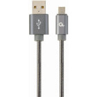 Cablu de date / adaptor Gembird USB Male la microUSB Male, 2 m, Grey
