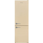Combina frigorifica Fram FC-VRL2681BGE++, 268 L, Clasa E, Less Frost, Control mecanic, Iluminare LED, 170 cm, Crem