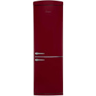 Combina frigorifica Fram FC-VRR341BDE++, 340 L, Clasa E, Less Frost, Control mecanic, Iluminare LED, 190 cm, Visiniu